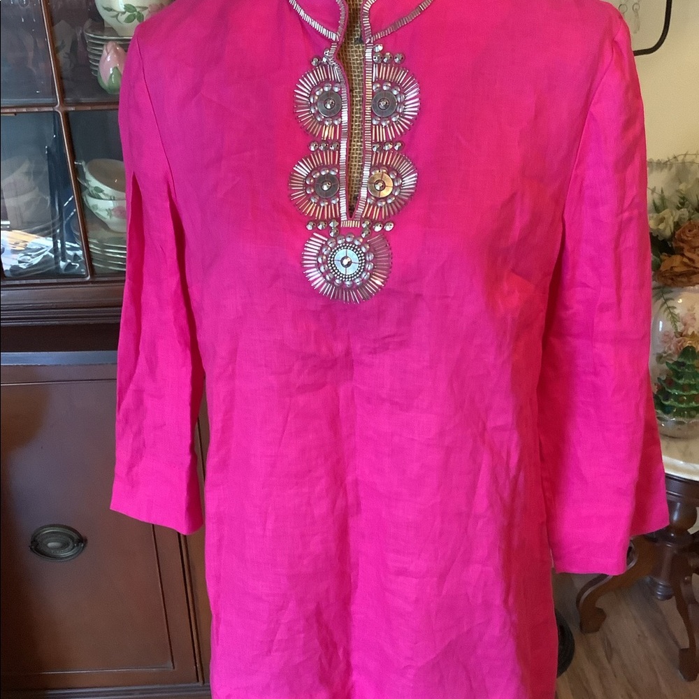 Anne Klein Linen Top